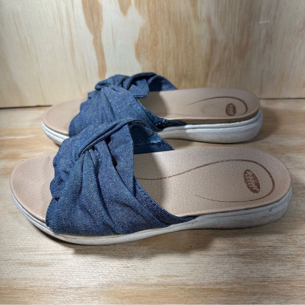 Dr Scholl’s Denim Slide Sandals Women’s Size 7